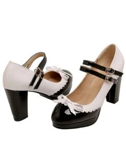Retro Mary Jane High Heels Shoes 28 Retro Mary Jane High Heels Shoes -Retro Pulse Shop SCN002030 B 2