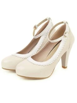Retro Ankle Strap High Heels Shoes -Retro Pulse Shop SCN002047 A 2 compressed
