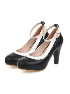Retro Ankle Strap High Heels Shoes -Retro Pulse Shop SCN002047 B 11
