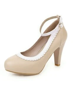 Retro Ankle Strap High Heels Shoes -Retro Pulse Shop SCN002047 KH 1 compressed