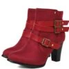 Retro Leather Belt Suede High Heel Shoes -Retro Pulse Shop SCN002450 WR 1 22e2132d 2e94 48c2 9a28 67700b8e28ef