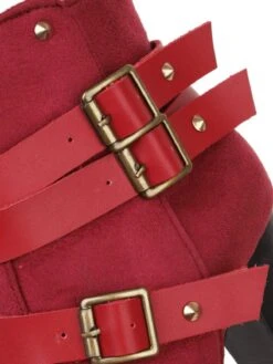 Retro Leather Belt Suede High Heel Shoes -Retro Pulse Shop SCN002450 WR4