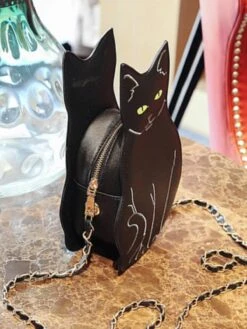 Halloween Cute Black Cat Bag -Retro Pulse Shop SCN002452 B2