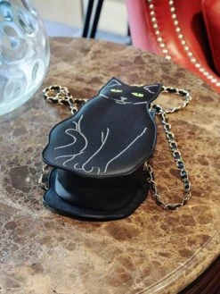 Halloween Cute Black Cat Bag -Retro Pulse Shop SCN002452 B5