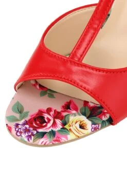 Retro 1950s Fish Mouth High Heels Shoes -Retro Pulse Shop SCN002505 R 4