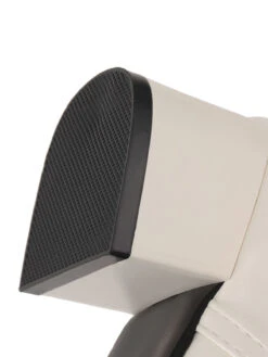 White Pearl Strap Chunky Heel Shoes -Retro Pulse Shop SCN002532 4 compressed