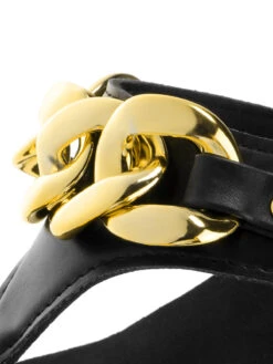 Metal Chain Wedge Flip Flop Slippers -Retro Pulse Shop SCNL000132 4