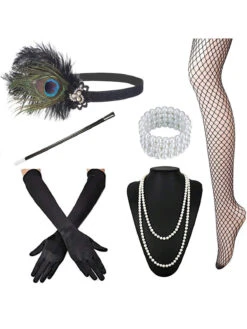 6Pcs 1920s Accessories Set