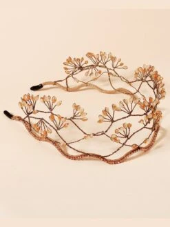 Retro Crystal Beads Elasticity Headband -Retro Pulse Shop SCQ000910 GO3