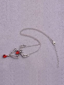 Halloween Spider Alloy Vintage Necklace 5 Halloween Spider Alloy Vintage Necklace -Retro Pulse Shop SCQ000917 R 2