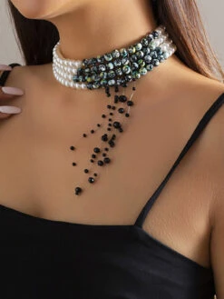 Halloween Gothic Blood Drop Tassel Necklace -Retro Pulse Shop SCQL000002 B 2