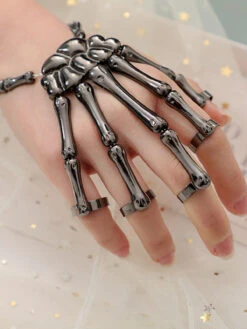 Halloween Punk Skull Ring Bracelet -Retro Pulse Shop SCQL000037 DGR 2