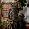 [US Warehouse] Gold 1920s Sequin Art Deco Maxi Dress -Retro Pulse Shop SCV000052 GO 2 bb91f2b6 7841 4d8e b2b7 49734a23c972