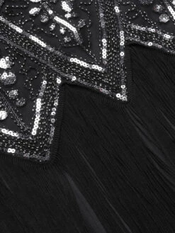 [US Warehouse] 1920s Beaded Fringed Flapper Dress -Retro Pulse Shop SCV000107 B 6