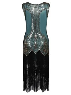 [US Warehouse] Blue 1920s Beaded Fringed Dress -Retro Pulse Shop SCV000158 CG 3 7b03d07e 46dc 4d43 9fd5 76a07c352e53
