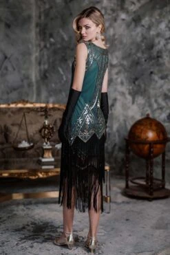 [US Warehouse] Blue 1920s Beaded Fringed Dress -Retro Pulse Shop SCV000158 CG 1 36c91781 e062 440e a242 0c1ff3e0db36