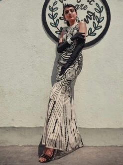 1920s Sequin Backless Formal Dress -Retro Pulse Shop SCV000206 AP C