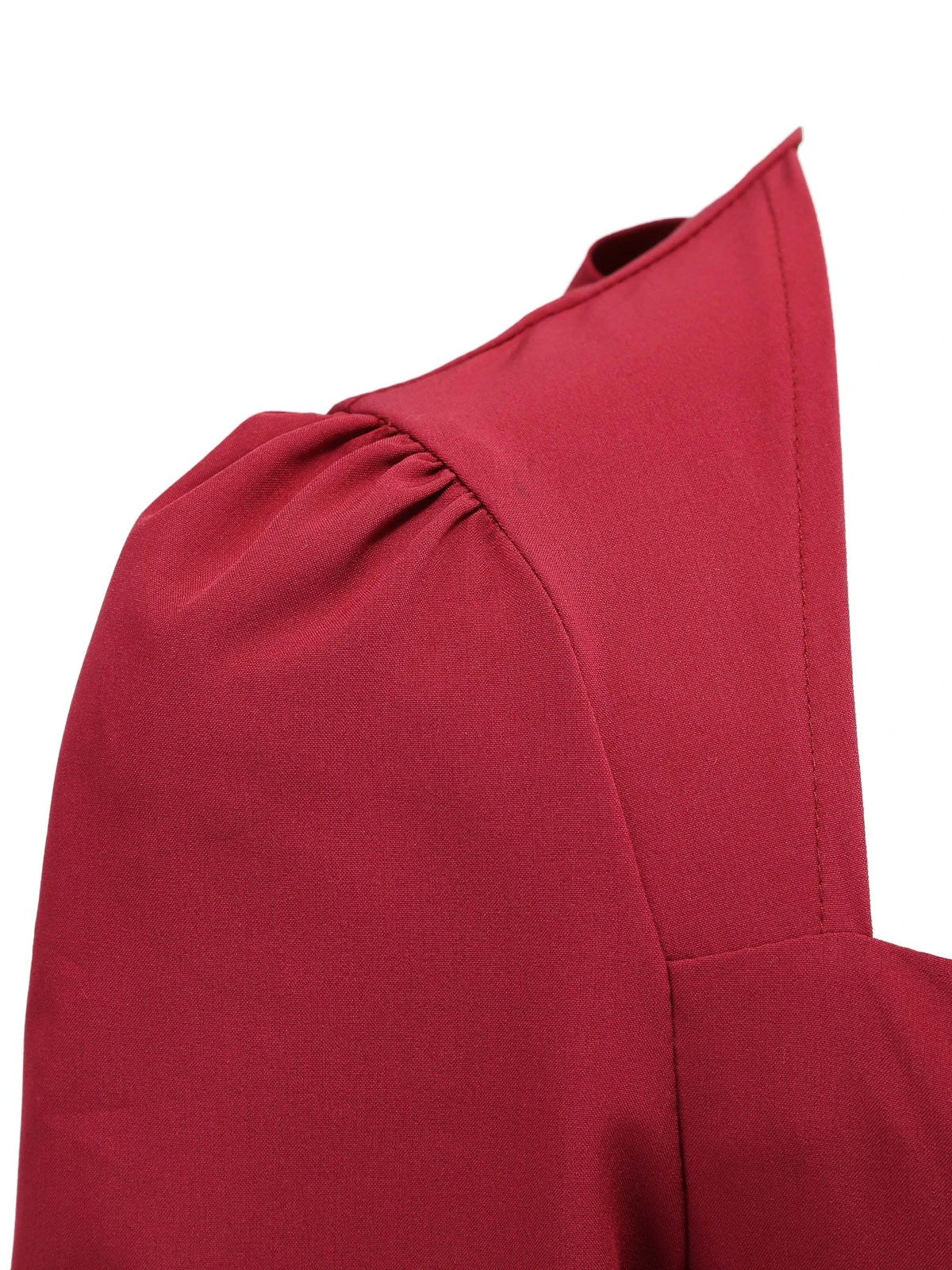 1950s Solid 3/4 Sleeve Dress 11 1950s Solid 3/4 Sleeve Dress - Image 9