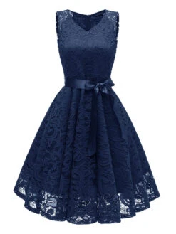 1950s Lace V Neck Bow Dress -Retro Pulse Shop SCV001129 SKB 1 d3ff3fc6 7fa8 4584 8eac 9bcdacbd8e68