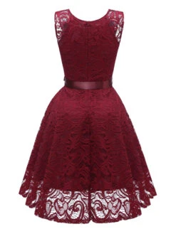 1950s Lace V Neck Bow Dress -Retro Pulse Shop SCV001129 WR 2 3656d6b1 1580 471e 840e 7e9f3e420884