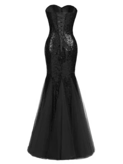 1930s Vintage Sequin Strapless Dress 40 1930s Vintage Sequin Strapless Dress -Retro Pulse Shop SCV001586 B 4 11939e7d 5980 4fcf 8f48 532e2fafb672