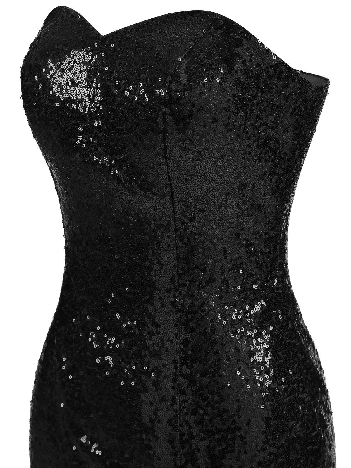 1930s Vintage Sequin Strapless Dress 22 1930s Vintage Sequin Strapless Dress - Image 20