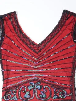 1920s Fringed Flapper Gatsby Dress -Retro Pulse Shop SCV001593 WR 4