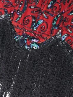 1920s Fringed Flapper Gatsby Dress -Retro Pulse Shop SCV001593 WR 6