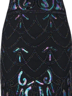 1920s Fringed Flapper Gatsby Dress -Retro Pulse Shop SCV001601 B 5