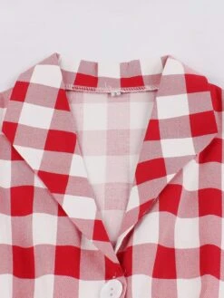 Red White 1950s Pockets Plaid Dress -Retro Pulse Shop SCV001859 3 cf71583f 48a9 40e1 82d7 4c4432bf596e