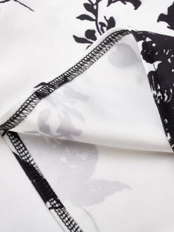 White 1950s Floral Off Shoulder Lace Dress 11 White 1950s Floral Off Shoulder Lace Dress -Retro Pulse Shop SCV002082 PAT1 7