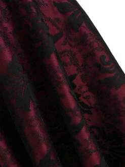 1980s Patchwork High Low Hem Strap Dress -Retro Pulse Shop SCV002567 WR 6