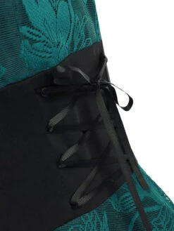 1980s Floral Lace Patchwork Strap Dress -Retro Pulse Shop SCV002580 BUG 6