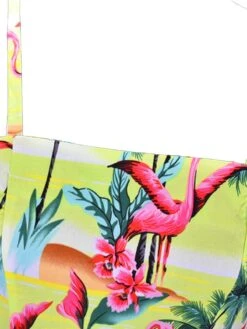 Yellow 1950s Flamingo Swing Dress -Retro Pulse Shop SCV002597 PAT1 4 e2a33349 a4ce 46c5 a1c3 507064966880