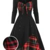 1950s Sweetheart Plaid Patchwork Dress -Retro Pulse Shop SCV003518 PAT2 2 25e54071 b532 4fab b559 4ed68a981446