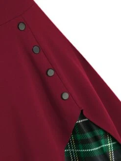 1950s Sweetheart Plaid Patchwork Dress -Retro Pulse Shop SCV003518 PAT3 5 56d26510 14d5 4a44 bdf2 39769d654773