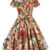 1950s Bikini Girls Swing Dress -Retro Pulse Shop SCV005116 PAT1 2