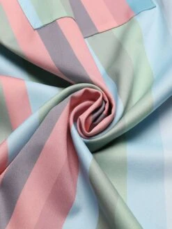 Rainbow 1950s Stripe Pocket Swing Dress -Retro Pulse Shop SCV005122 5