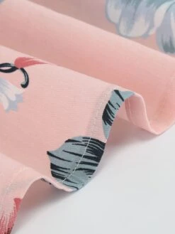 1950s Floral Flare Sleeve Swing Dress -Retro Pulse Shop SCV005177 PAT2 7 148beed6 39b1 4aa2 a4c8 31114688d510