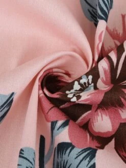 1950s Floral Flare Sleeve Swing Dress -Retro Pulse Shop SCV005177 PAT2 8 a8d068f8 3799 42fa 8c9a a555c3ff4b14