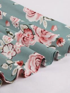 1950s Floral Flare Sleeve Swing Dress -Retro Pulse Shop SCV005177 PAT3 6 a1e3b9e7 75d2 4019 b6d3 ff0be8672dd3