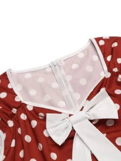 1950s Polka Dot Bow Swing Dress -Retro Pulse Shop SCV005433 PON 5 9c044d4d 5e16 4cd5 bc58 168a28bd4cd6