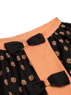 Black 1950s Pumpkins Romper & Skirt -Retro Pulse Shop SCV007851 8