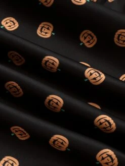 Black 1950s Pumpkins Romper & Skirt -Retro Pulse Shop SCV007851 9