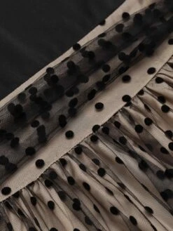 Black 1950s Polka Dot Swing Vintage Dress -Retro Pulse Shop SCV008242 5 compressed