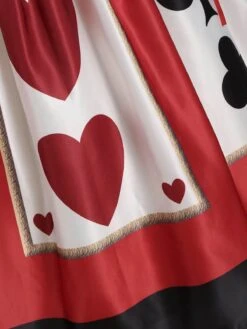 Red 1950s Strap Poker Costume Dress 8 Red 1950s Strap Poker Costume Dress -Retro Pulse Shop SCV008579 2