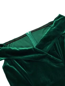 1960s Off Shoulder Velvet Bodycon Dress -Retro Pulse Shop SCV009605 G 2 387d6fb0 d06f 4e0b 9f04 5f29b4a71007