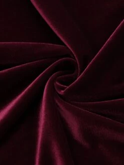 2PCS Wine Red 1960s Velvet Bodycon Dress 23 2PCS Wine Red 1960s Velvet Bodycon Dress -Retro Pulse Shop SCV009606 9