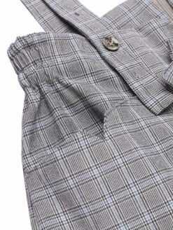 Gray 1950s Plaids Suspender Pants -Retro Pulse Shop SCV010980 5 compressed
