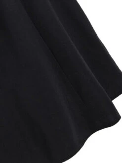 Black Red 1950s Halter Dot Swing Dress -Retro Pulse Shop SCV015507 4